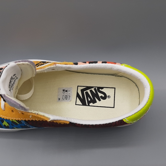 New Vans Sport Patchwork Leopard Snake Skin Animal Print COLORFUL Women's Size 5 - Picture 8 of 11